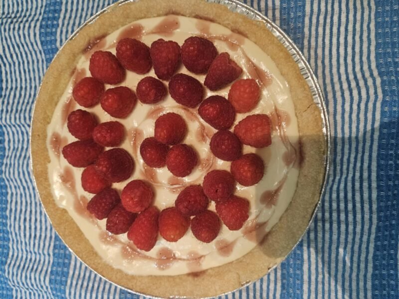 Tarte 9 pouces aux framboises